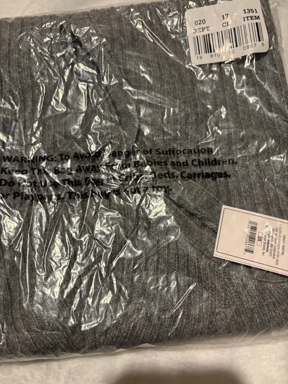 Auden Ribbed Knit Tank Top - Gray - Picture 9 of 9